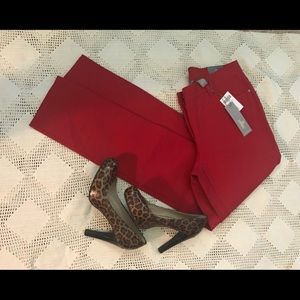 Chico’s So Slimming Red Pants 0.5